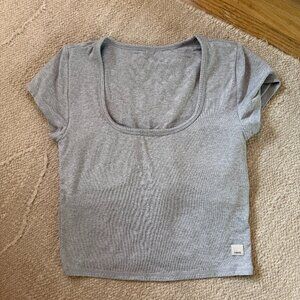 Vuori Built In Bra Top Small Gray Athletic Pads Included
